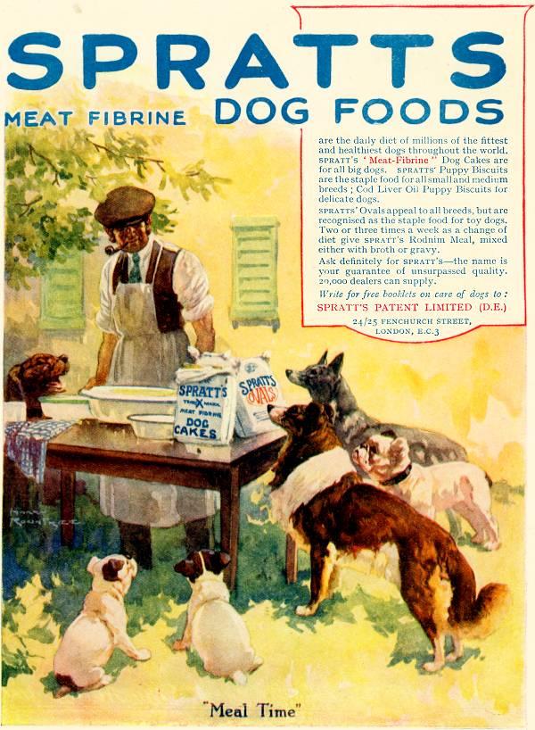 Kutyaeledel reklám 1924. forrás: historyworld.co.uk