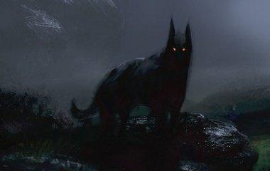 Fekete kutya szörny_forrás: black-dog-mythology.net